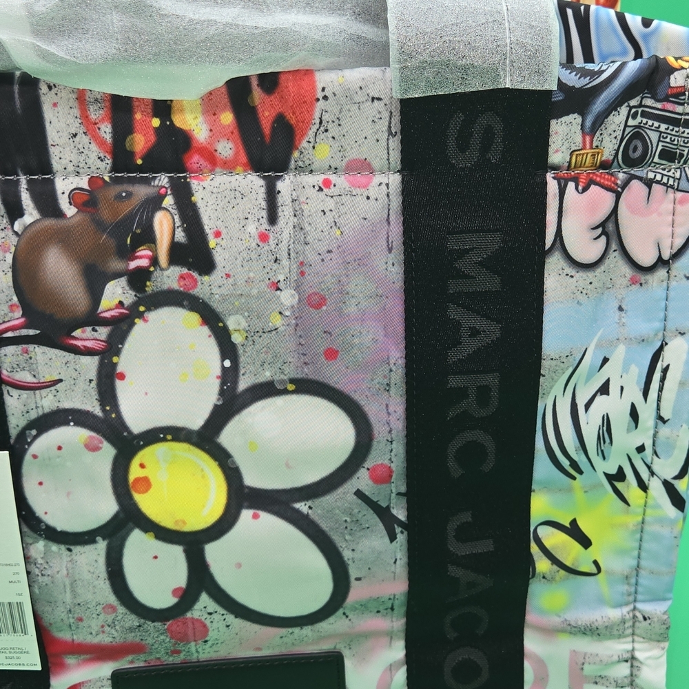 MARC JACOBS Graffiti Large Tote Bag - Picture 3 of 6